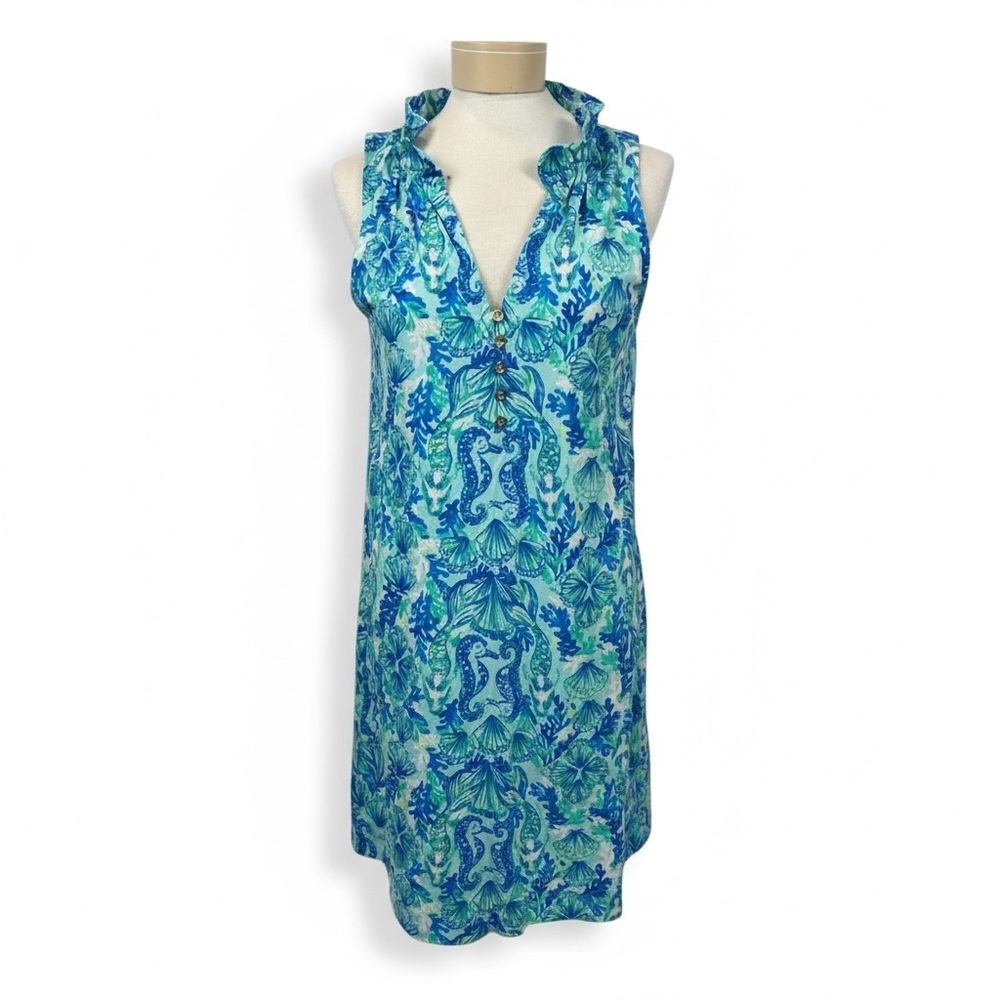 Lilly Pulitzer Azlynn Dress Sea Glass Aqua Size S